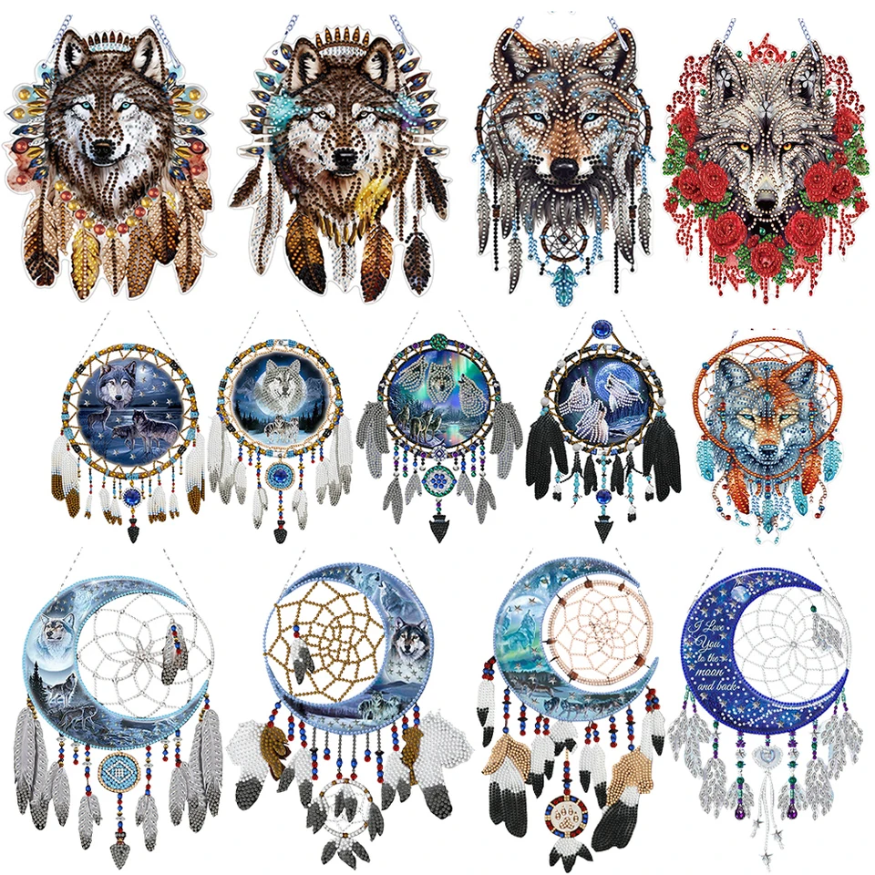 Nivvey Kit De Peinture Diamant à Suspendre à Faire Soi-même - Motif Chat - Décoration Pour Adultes - 23,9 X 24,4 Cm