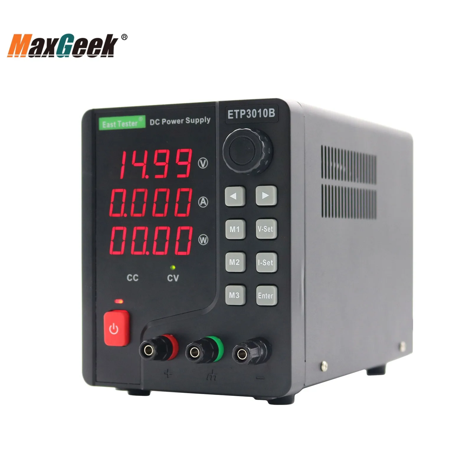 

Maxgeek ETP15002B 0-150V 300W одноканальный источник питания постоянного тока с регулируемым цифровым дисплеем для автоматического тестирования CC/CV