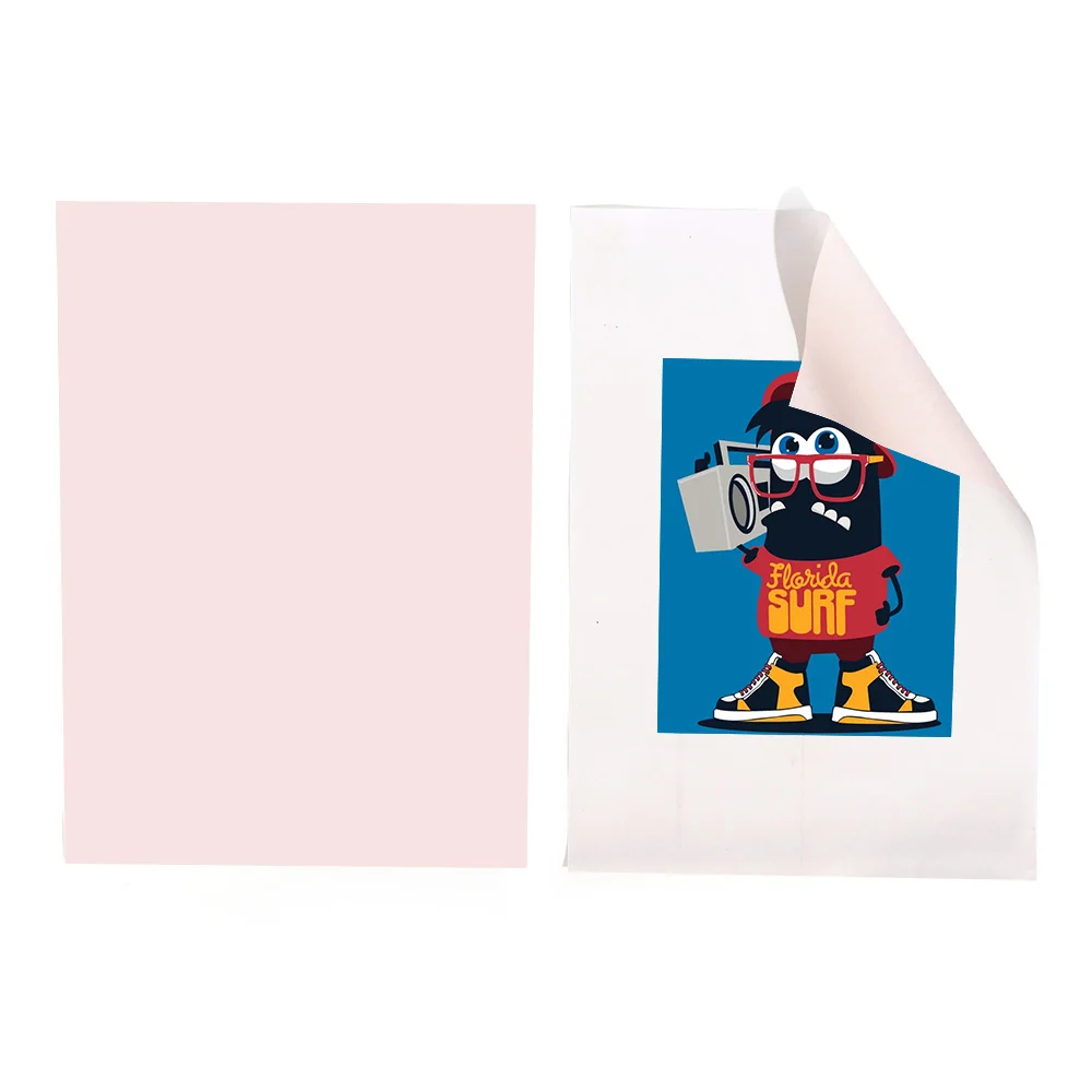 A4 용지 승화 열 전달 용지, 직물 상의 이온 인쇄, 의류 티셔츠, 잉크젯 프린터용 DIY 공예, 10 매, 20 매, 30/50 매