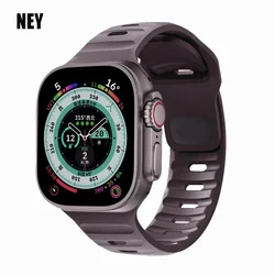 Silicone Sport Band for Smartwatches - Multiple Sizes Available (11 Coffee brown)
