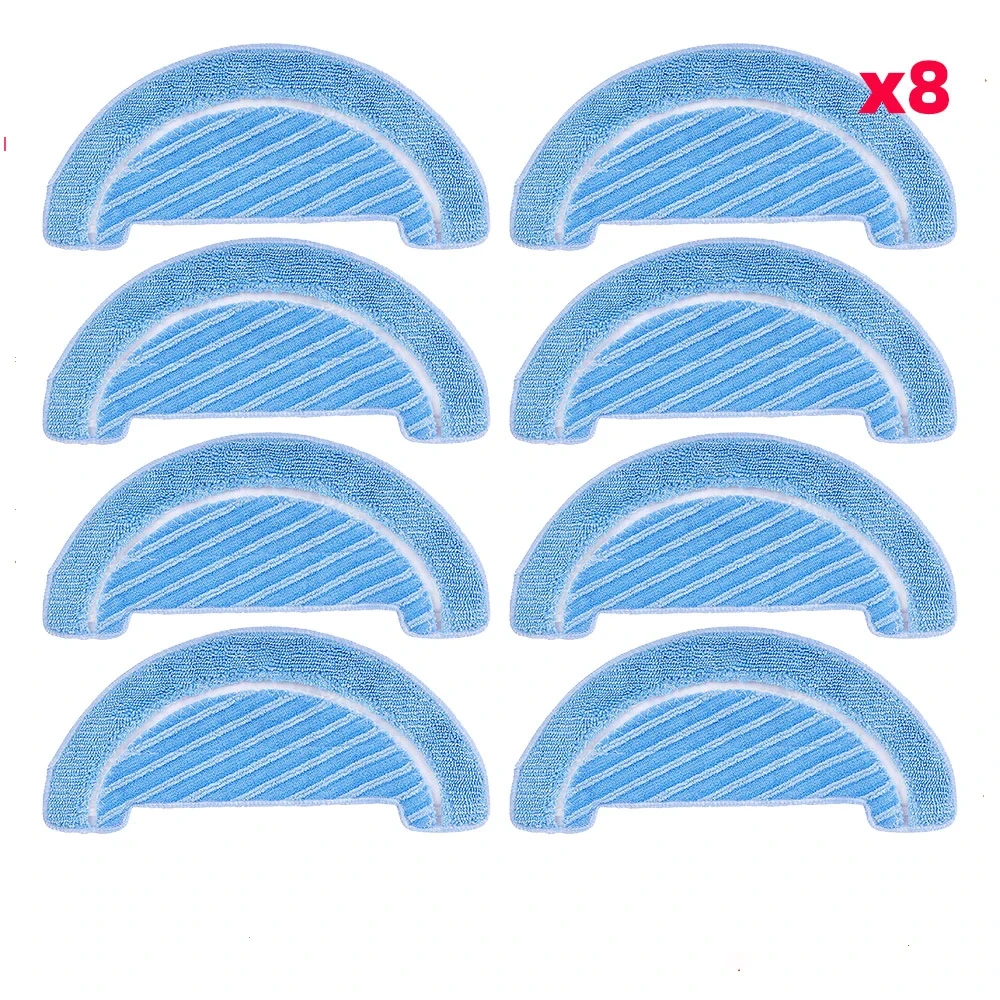 Robot Vacuum Spare Parts - Roller Brush, Side Brush, HEPA Filter, Mop Rag