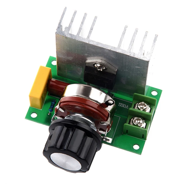 4000W 220V 고전력 전압 조정기 SCR 속도 컨트롤러 전자 전압 조정기 거버너 온도 조절기 HR