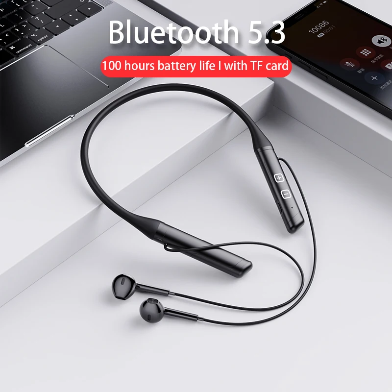

Наушники-вкладыши с шейным ободом, Bluetooth, 5.3