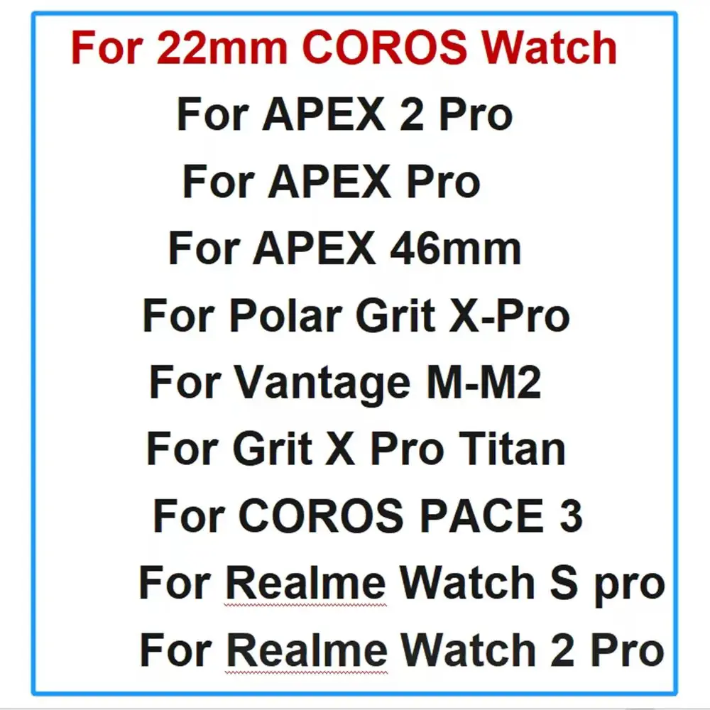 Premium Nylon Smart Watch Band Replacement - 22mm Wristband Bracelet Accessory