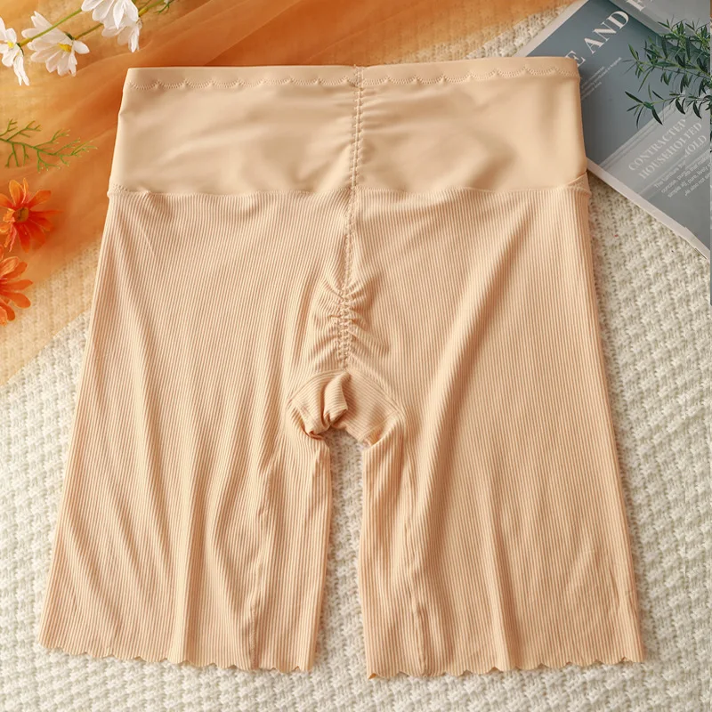 Summer safety short pants Mid-Waist crossed Design pregnant women's shorts under skirt Large size Prevent Exposure panties