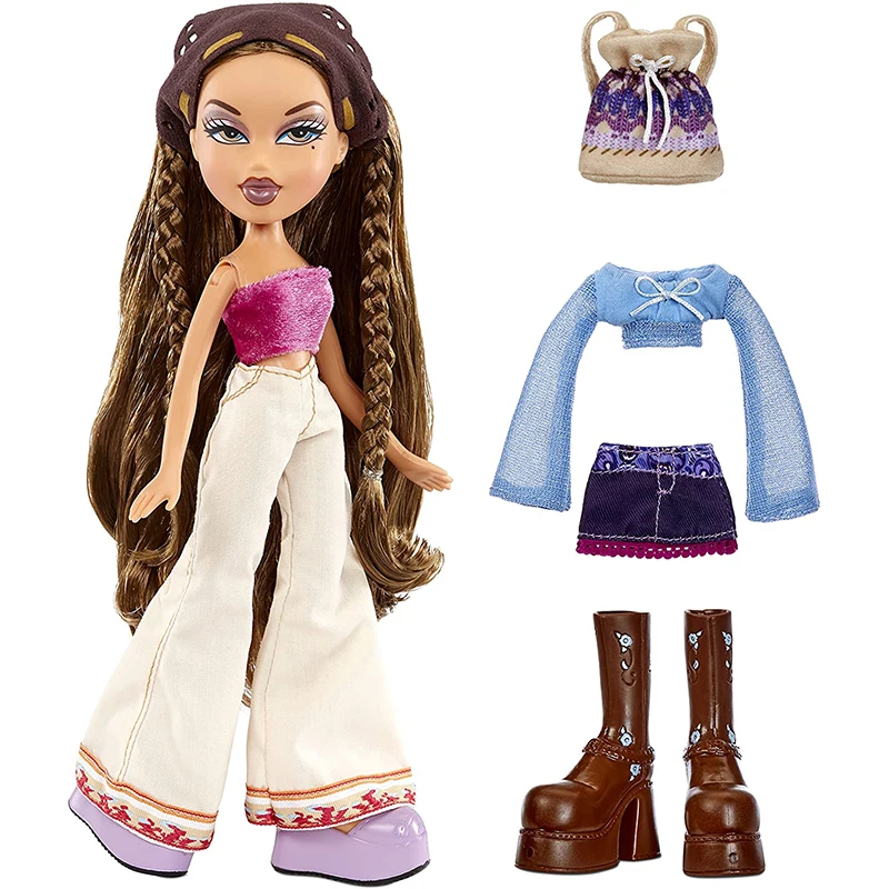 Surpresa boneca Bratz, Novo®Rock Angelz Edição Especial Fashion Doll,  Presente de aniversário para meninas, Yasmin Holiday, 20 anos - AliExpress