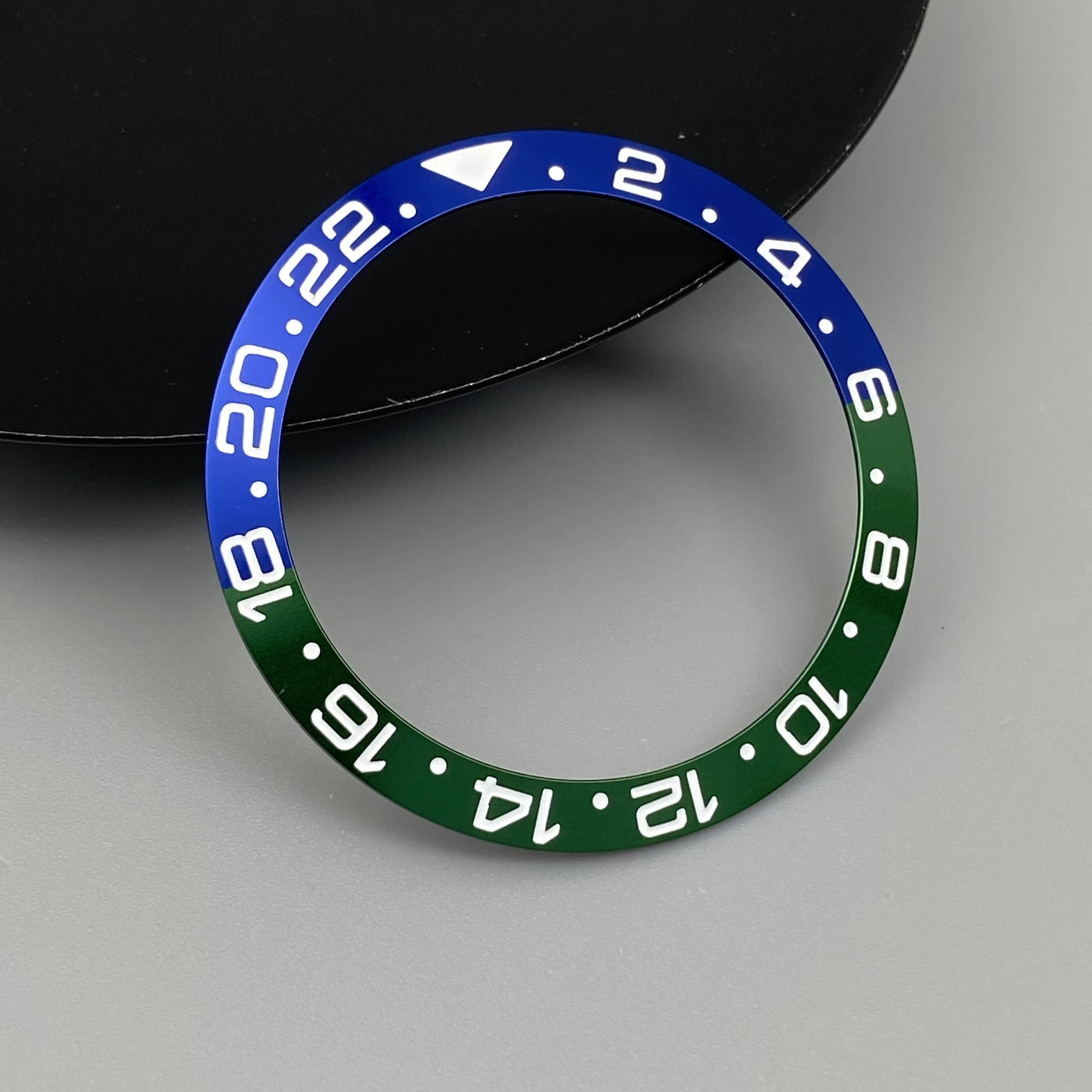 Ceramic & Aluminum Bezel GMT Diving Watch Insert for 40mm Watch Case Replacement