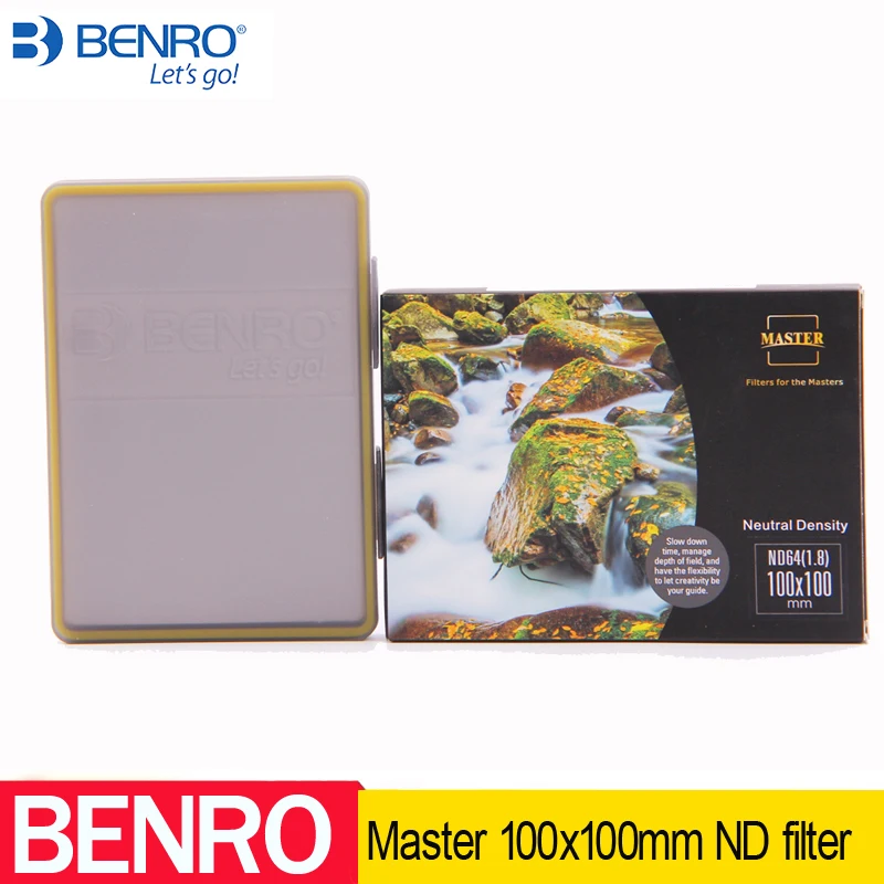 

Benro Master 100mm Neutral Density ND16 ND64 ND256 ND1000 ND32000 ND1.8 ND3.0 Square Filter Optical Glass Filter