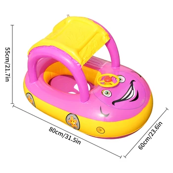 Car shape Toddler pool floats,Baby Swimming ring beach toys,Pool float for kids swim floaties，floaty for toddlers 4-6 5
