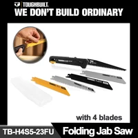 TOUGHBUILT Folding Jab Saw with 4 Blades 5 in 1 Woodworking Saws Garden Logging Hand Saws TB-H4S5-23FU 1