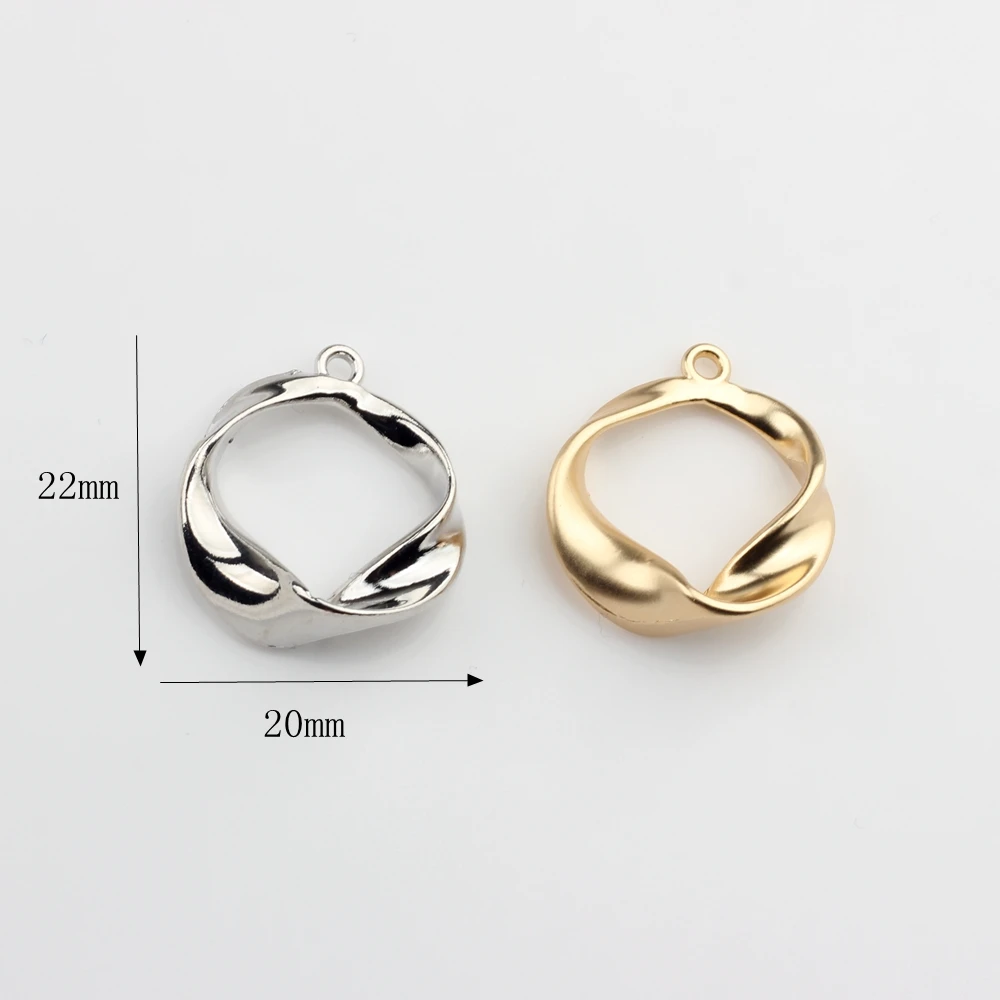 Zink-legierung Geometrie Form Charms Verbinder 6 teile/los Für DIY Mode Schmuck Ohrringe Finden Zubehör – Detail 5