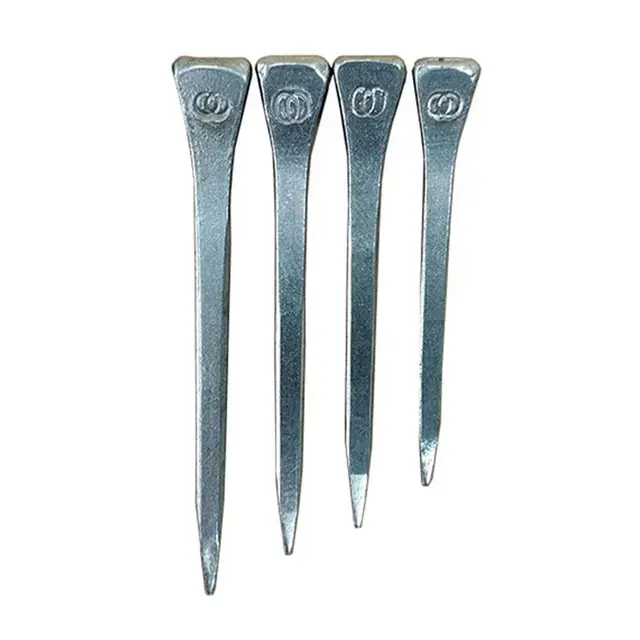 100Pcs New E2/E3/E4/E5/E6/E7/E8 Horseshoe Nails Steel Harness Repair Horse Shoe Nails Hoof Nails Horse Equipment Riding Supplies 3