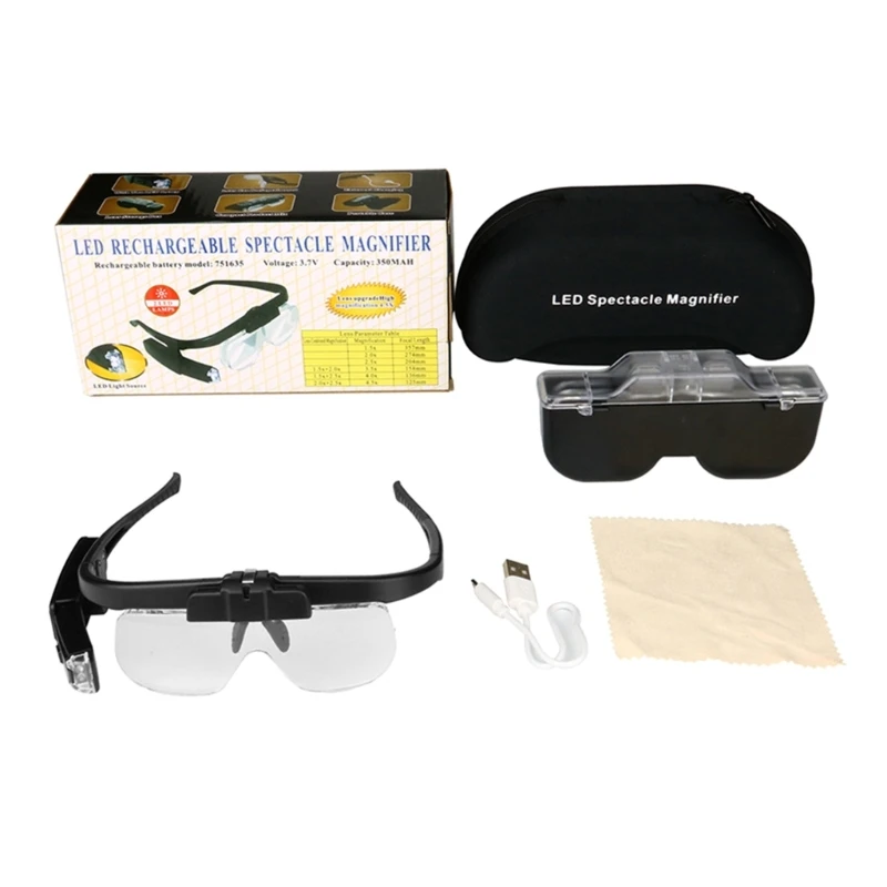 

Clip-On Glasses Magnifier Lens 1.5X 2X 2.5X Magnification