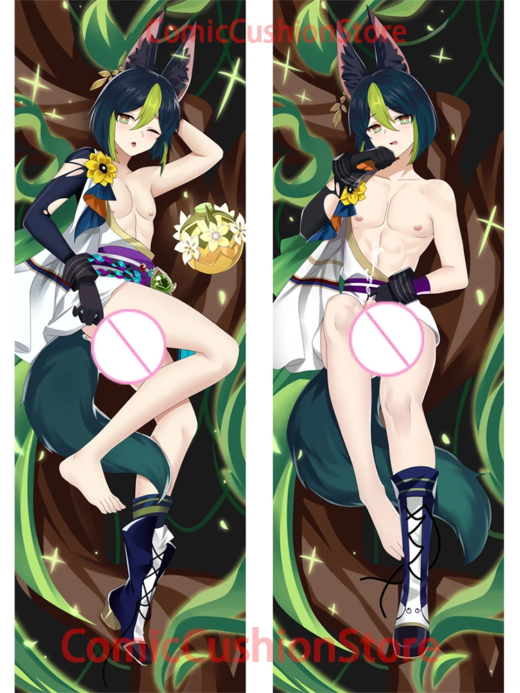 

Dakimakura anime Tighnari Genshin Impact Double-sided Print Life-size body pillows cover Adult pillowcase