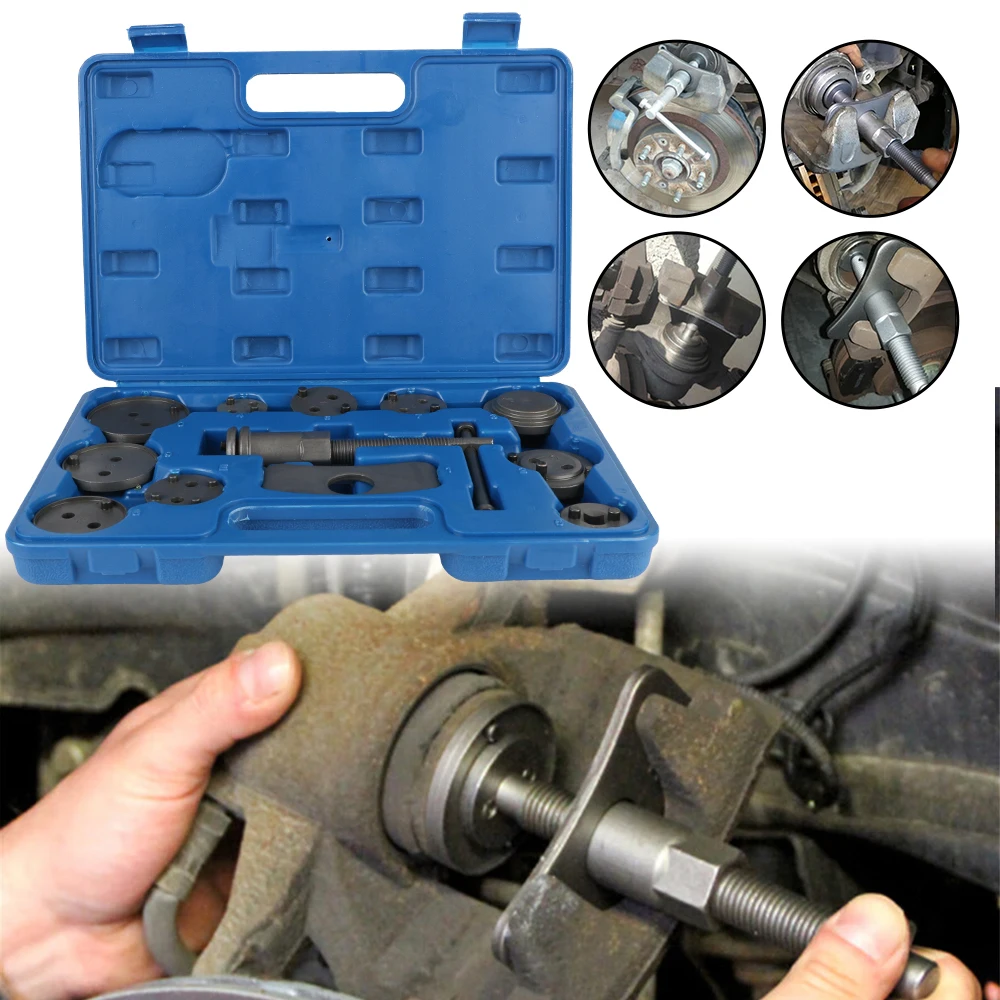 

1 Set 12PCS/13PCS Rewind Back Brake Durable And Reliable Convenient Piston Compressor Tool Kit Set Car Disc Brake Caliper