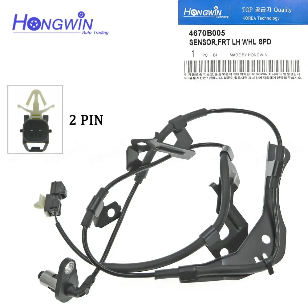 

4670B005 0265009846 Front LH ABS Wheel Speed Sensor For Mitsubishi L200 Triton Strada 4N15 2.4L 2015 2016 2017 2018 2019 2020