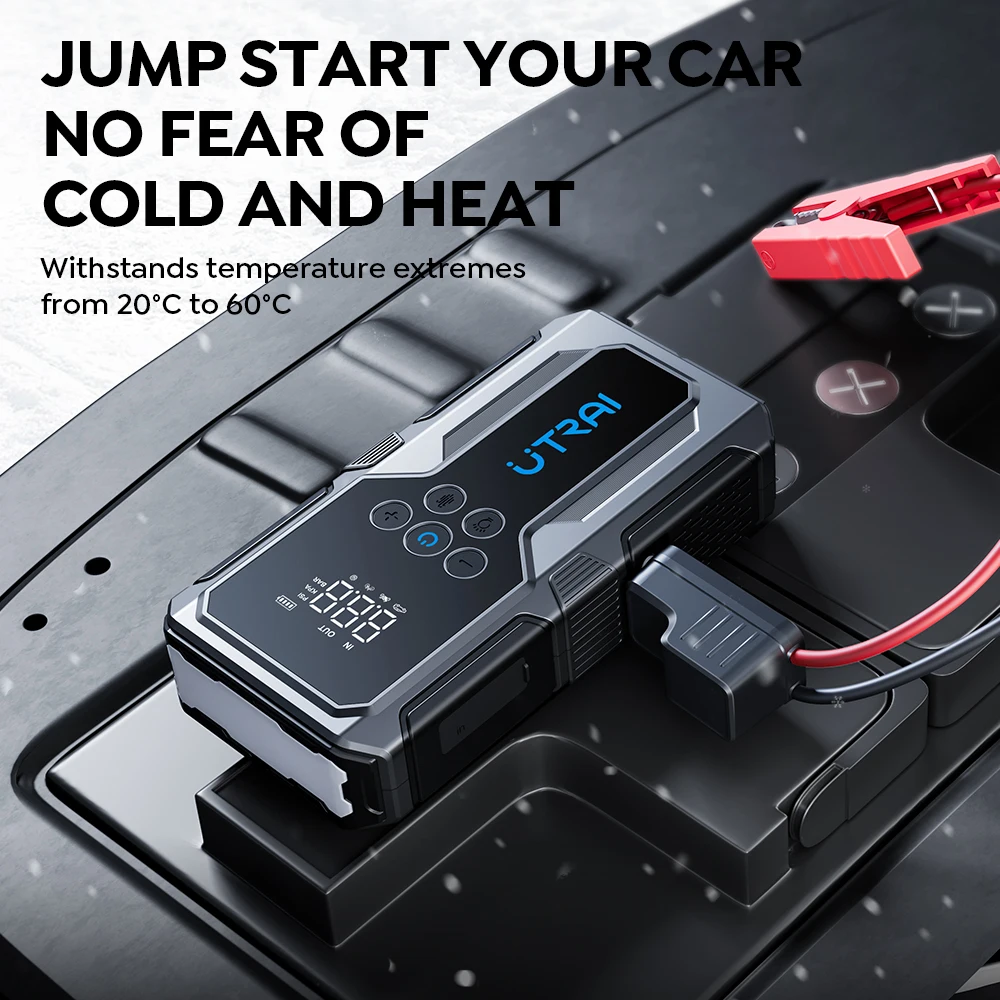 UTRAI 150PSI Air Pump Car Battery Emergency Boosters 1500A