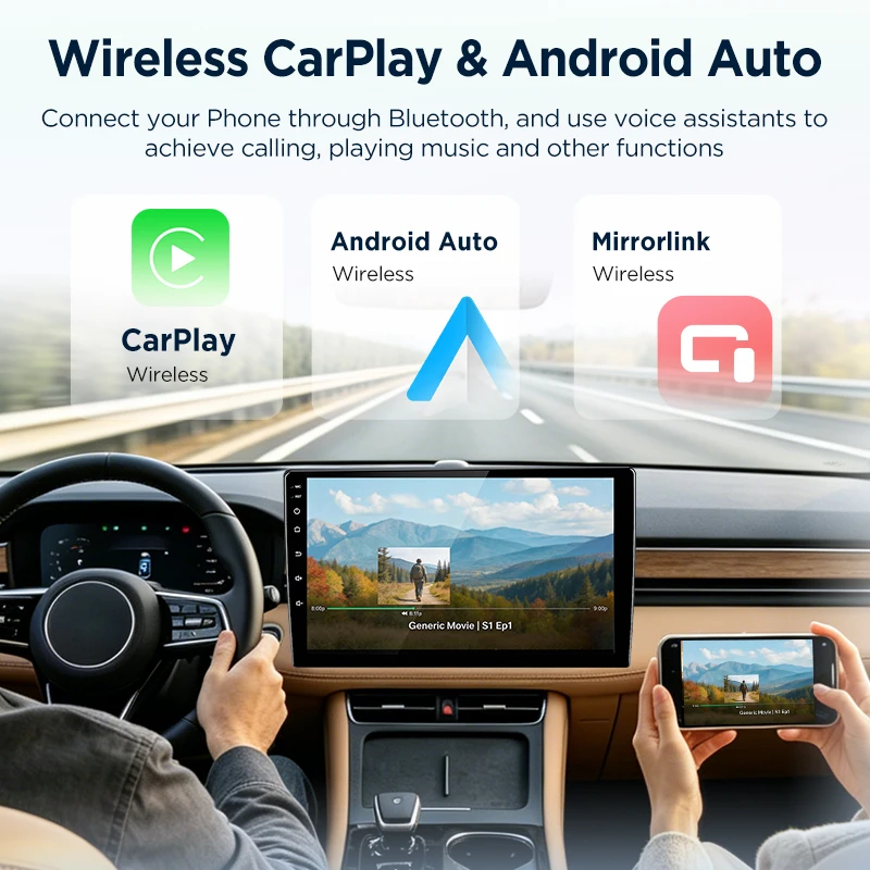 Radio de coche Junsun de 9 pulgadas con Android para Opel Corsa E 2014 2015 2016 2017-2019 con Canbus, CarPlay inalámbrico y Android Auto, pantalla táctil IPS HD, GPS, navegación, multimedia y 360. ° Reproductor Multimedia con Cámara Opcional, DSP, RDS, WiFi, Pantalla Dividida, Mirror Link, Bluetooth, Manos Libres 3