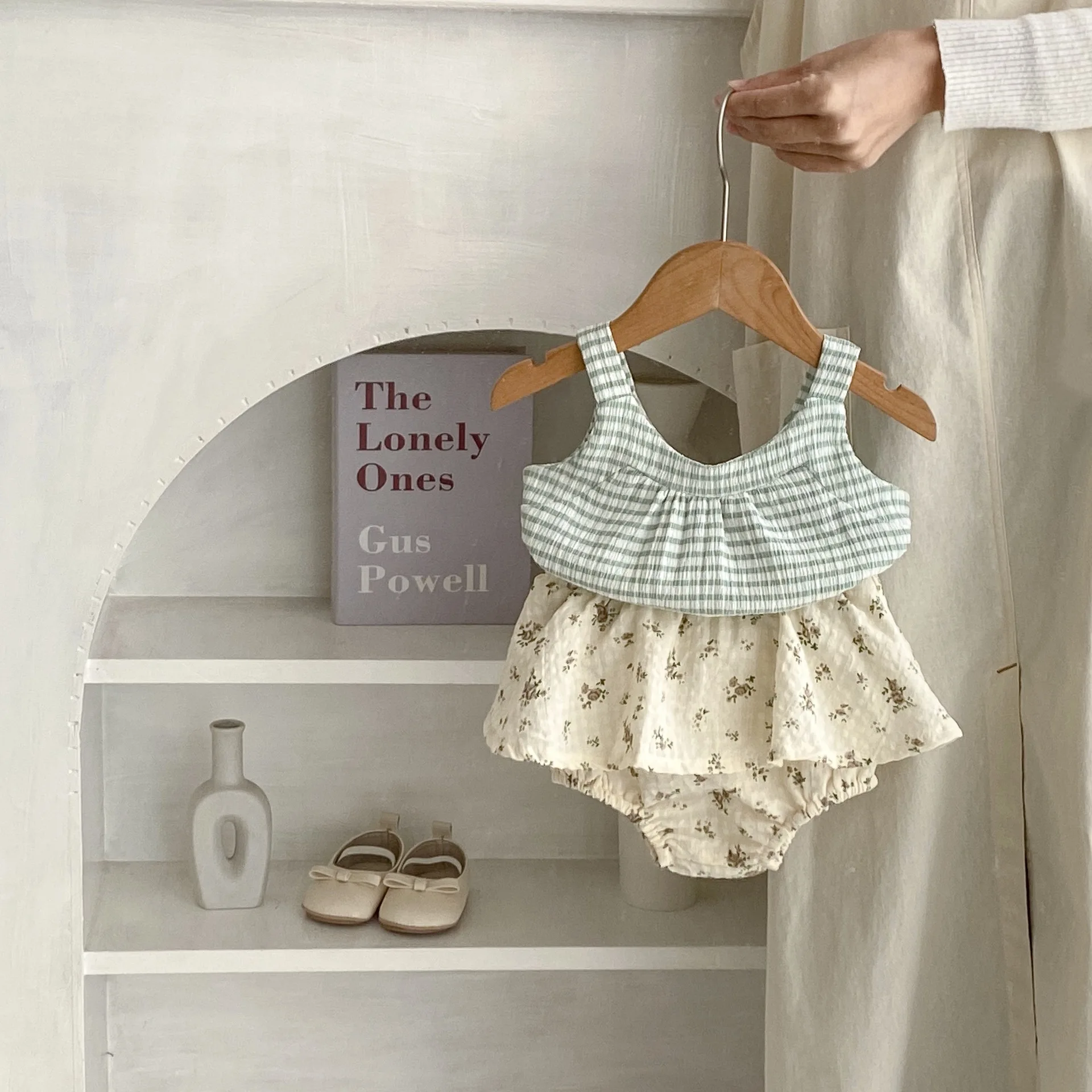 Summer Baby Girls Camisole Floral Bloomers Suit