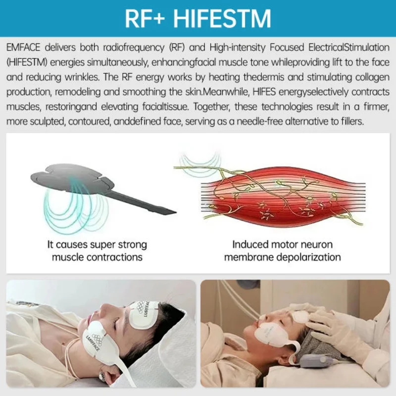 Face Lift Peface V Line Ems Facial Ems Rf Face Lifting Machine Skin Tightening Neck Lifting Wrinkle Removal Device