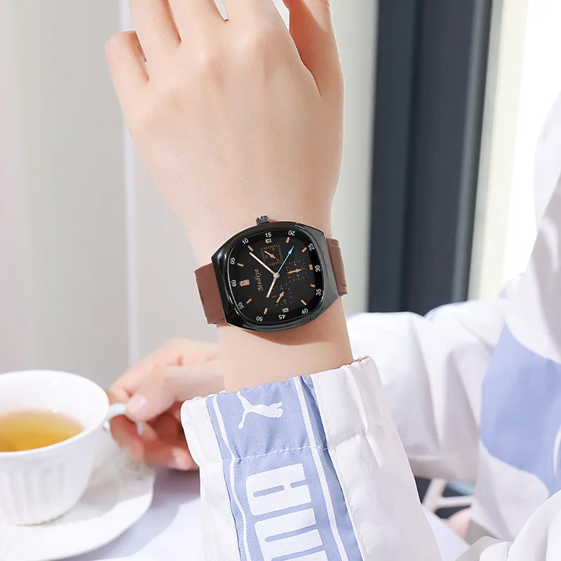 

College Style Watches Women's Watches Student Party Leisure Fashionable Versatile Silicone High Quality Watch for Women