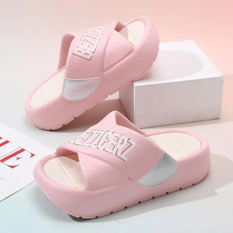 Women Sandals Spring/summer High-heeled EVA Super Thick-soled Slippers
