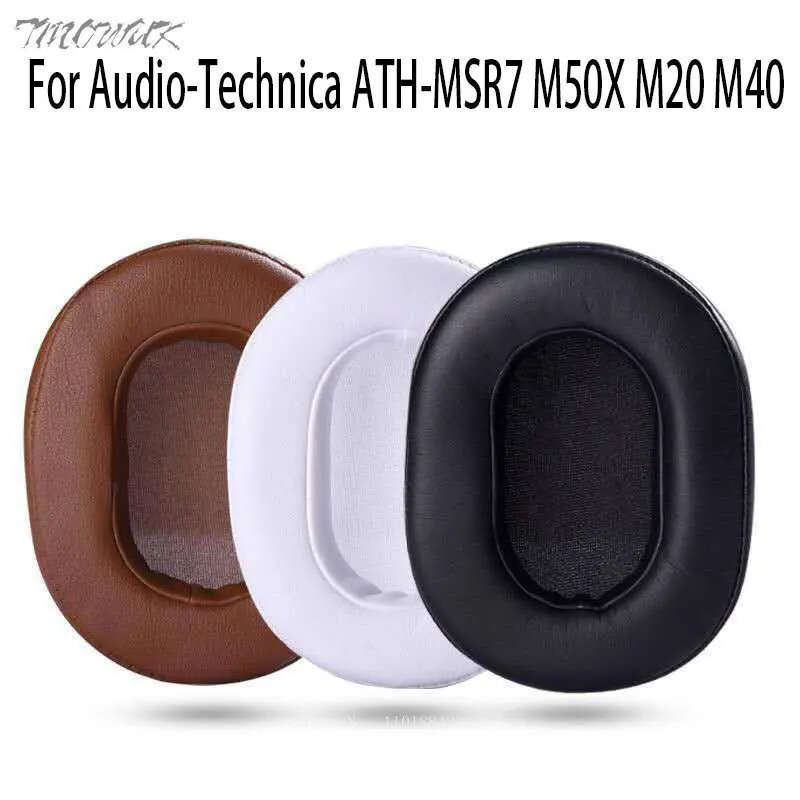 

Replacement EarPads for Audio Technica ATH M70 M50X M50 MSR7 M40X M40 M30X Headset Headphones Leather Sleeve Earphone Earmuff