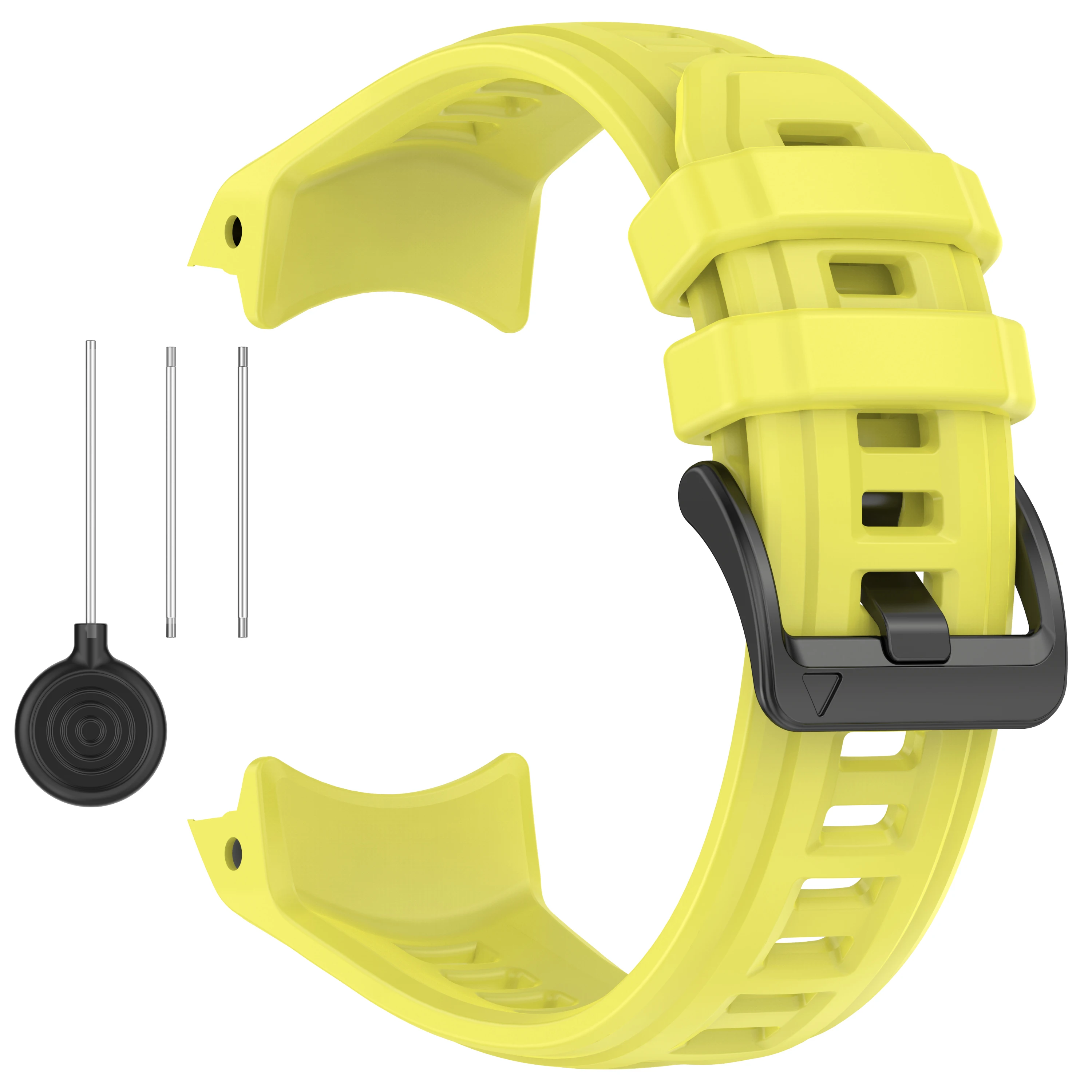 Breathable Sporty Silicone Loop Watch Strap - 22/26MM