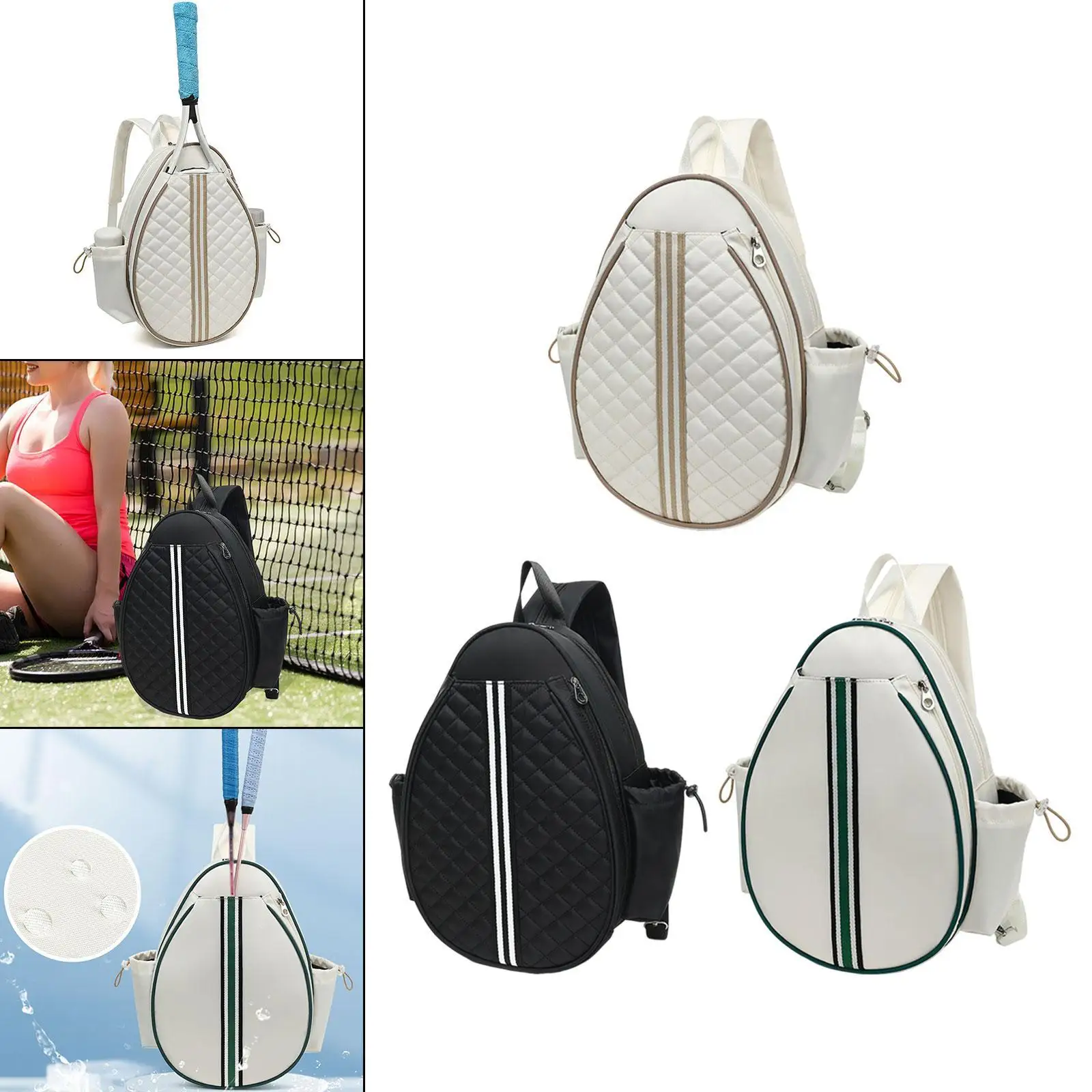 Tennis Crossbody Bag Backpack Sling Bag Outdoor Pickleball Racket Bag Large