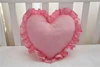 Cotton Ruffled Love Heart Shape Sofa Cushion Office Backrest Nap Bolster Pillows Travel Wedding Baby Gifts Toys Home Decor 4