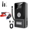 Intelligent Portable Car Jump Starter LED Light Multi Functional Emergency Starting Power Supply w/ Smart Clamps for Automobiles