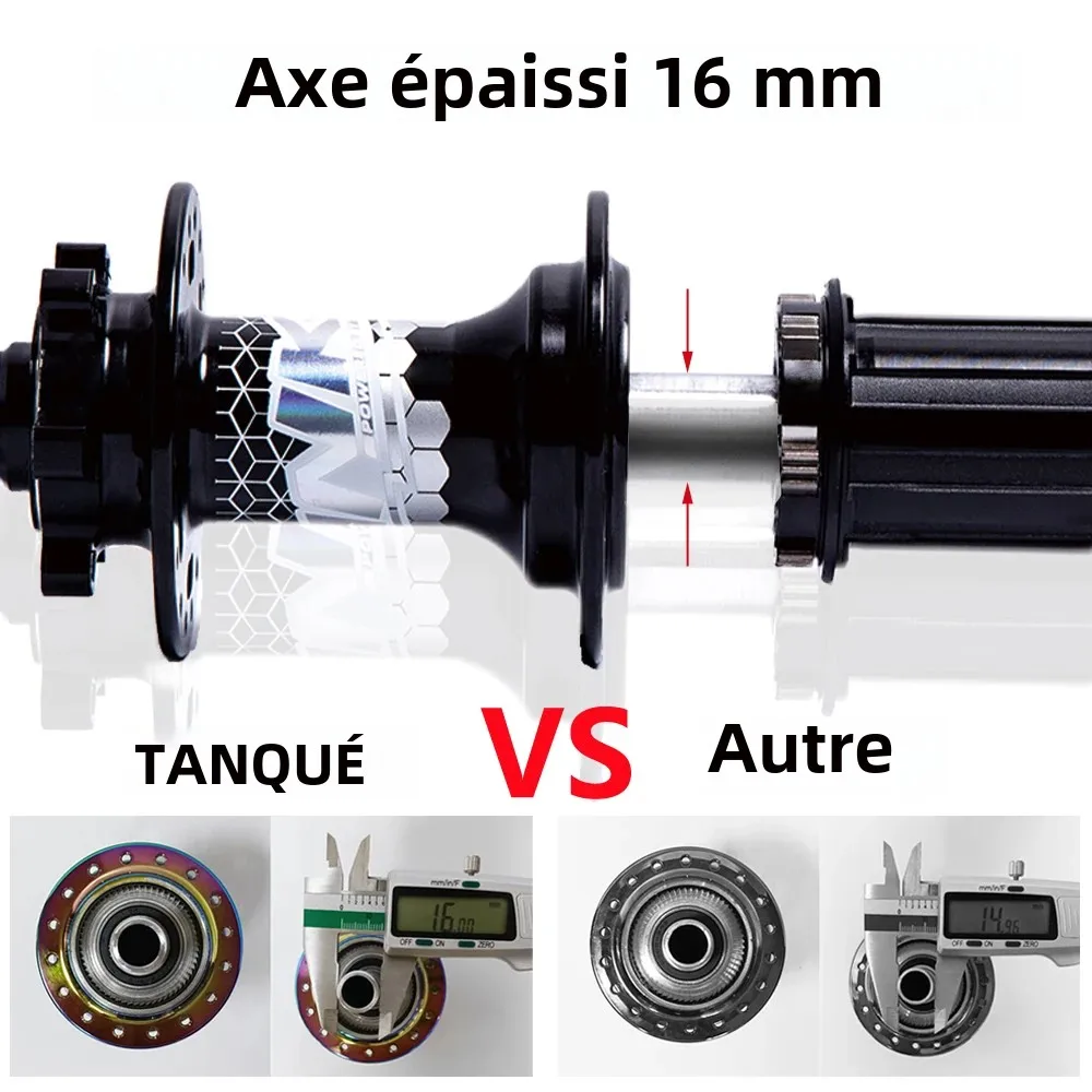 Nanlio XM820 Boost vtt vélo Boost moyeu de vélo 6 cliquets