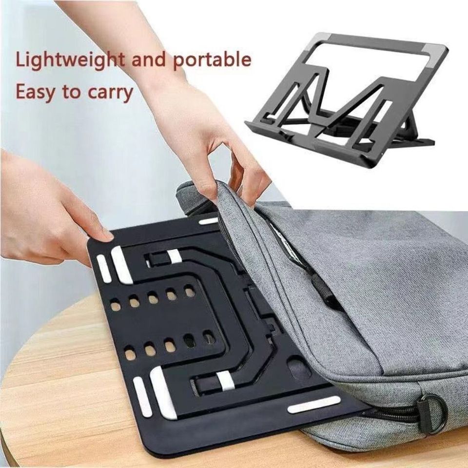 Portable Laptop Cooling Base High Quality Notebook Holder Simplicity Computer Stand Folding Plastic+Silicone Notebook Accessorie