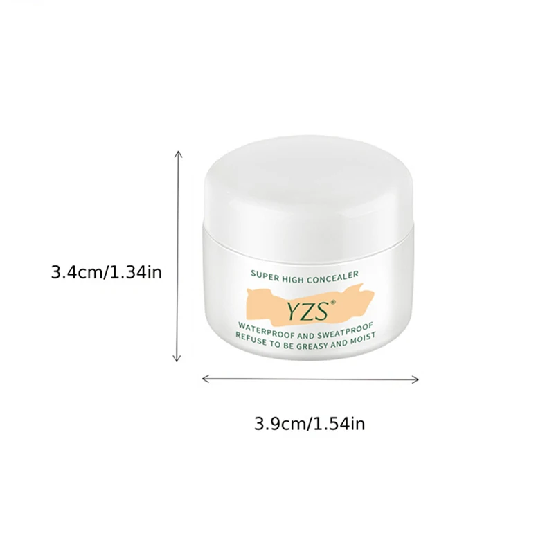 3 Colors Body Concealer Waterproof Long Lasting Cover Up Scars Dark Spots Freckles Cream Tattoo Covering Concealer Makeup Cream 6