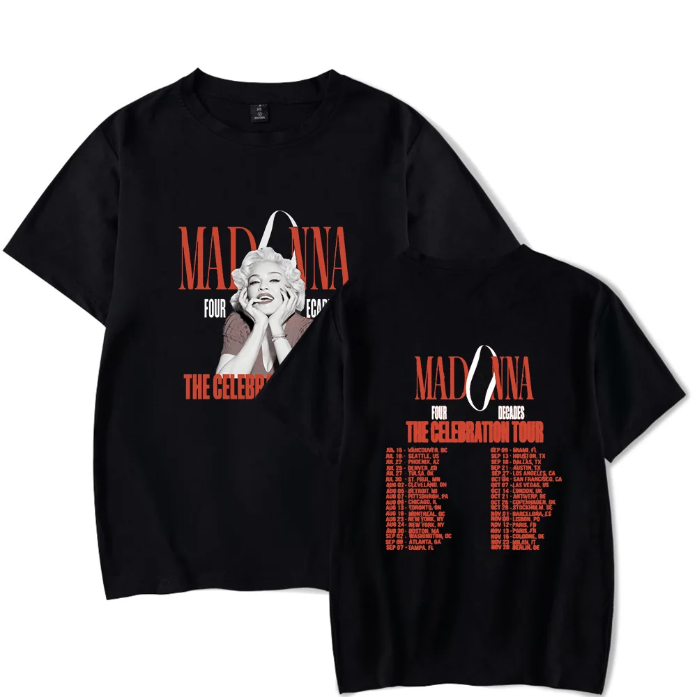 2023 Madonna Quattro Decadi Tour Merch Madonna Quattro Decadi Tour T-Shirt The Celebration Tour 2023 T-Shirt