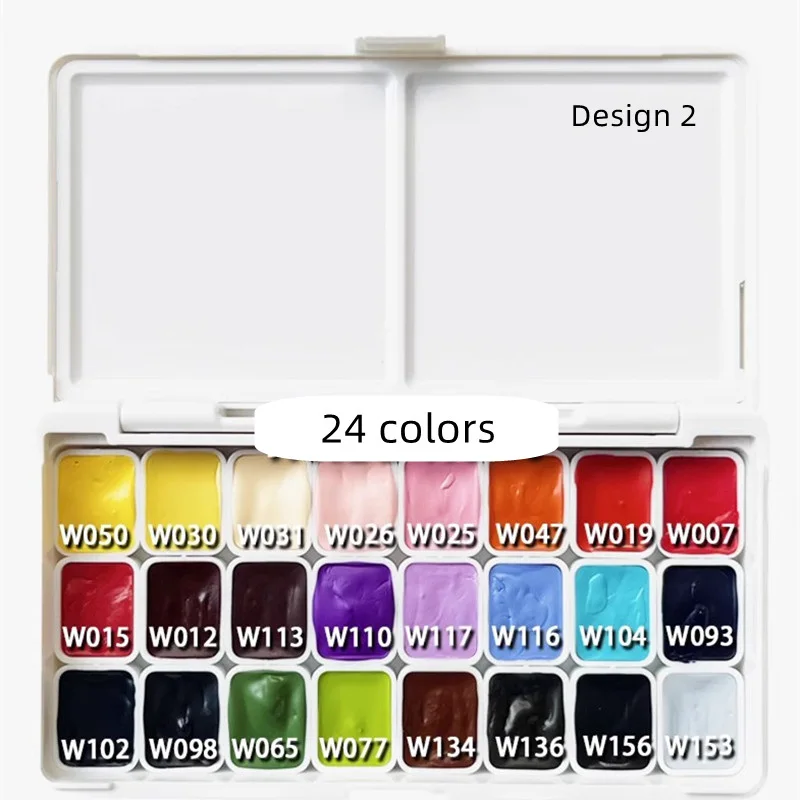 Holbein Watercolor Paint Set Mini 1ml Handmand Sample 24/48/108 Colors Original Water Color for Painting Art Suppliers watercolor painting set watercolor paint watercolor pigment