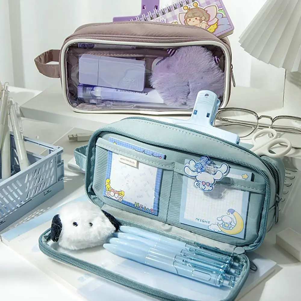 

Многослойная Сумка для ручек, высококачественный вместительный женский Органайзер, многофункциональная сумка для канцелярских принадлежностей для студентов