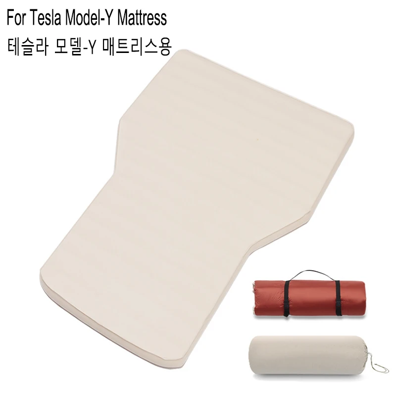 

For Tesla Model Y Self-Inflating Car Camping Bed Outdoor Camping Air Mattress Sleeping Bed Vehicle Traveling Bed Pad