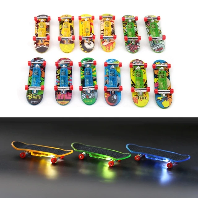 Mini Alloy Finger Board para crianças, Fingerboard, Skate Boarding