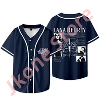 Lana Del Rey Logo Baseball Jacket Happiness Is A Butterfly Merch Tee Unisex Fashion Casual Short Sleeve T-Shirts 2