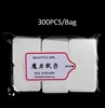 300/200pcs Lint-Free Wipes Napkins Nail Polish Remover Gel Nail Wipes Manicure Pedicure Gel Cotton Pads Nail Art Cleaning Tools 2