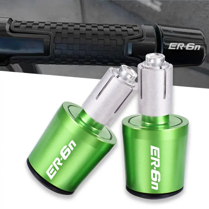 

For Kawasaki ER6F ER6N ER-6N 2012-2020 Motorcycle CNC Handle Bar Handlebar Grips Cap End handle Plugs cap Accessories