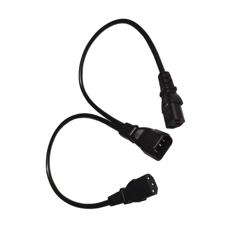 IEC 320 C14  ÷ 2xC13  й  ڵ C14 UPS  2  C13   ̺ 0.5m