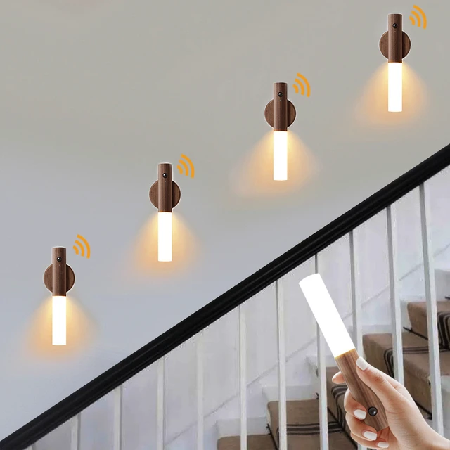 Smart Light Motion Sensor Night Lights  Lamp Battery Motion Sensor - Led  Night Light - Aliexpress