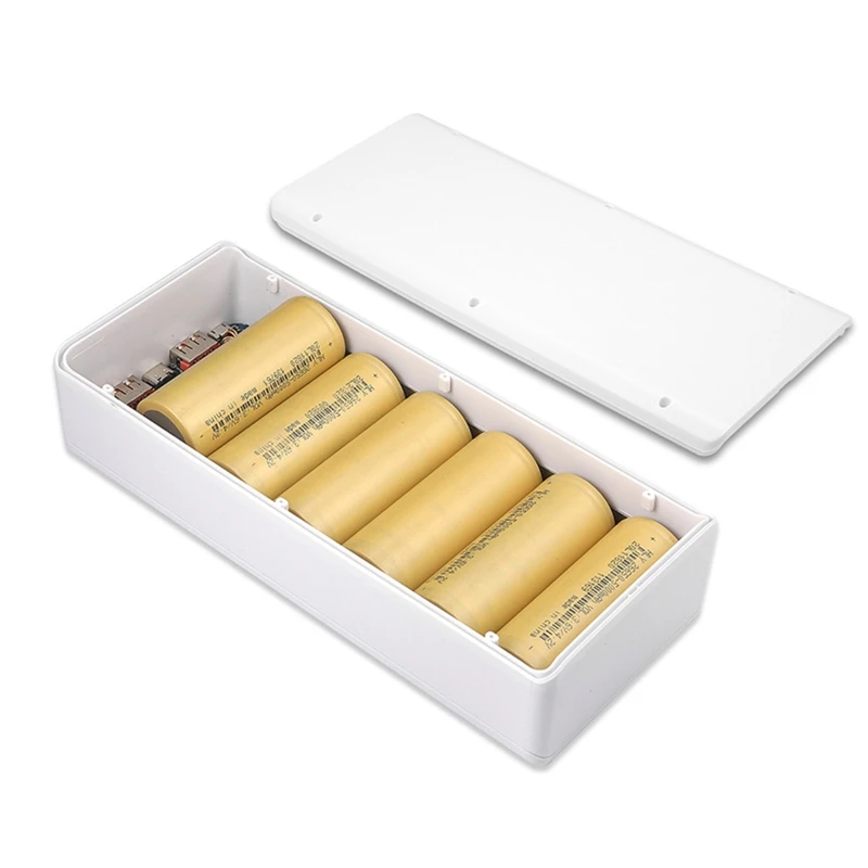 6 x 26650 DIY Power Bank shell No Welding Quick Charging Outside Cover CASE DIY Power Bank shell Kit Access power bank power bank case battery power bank box