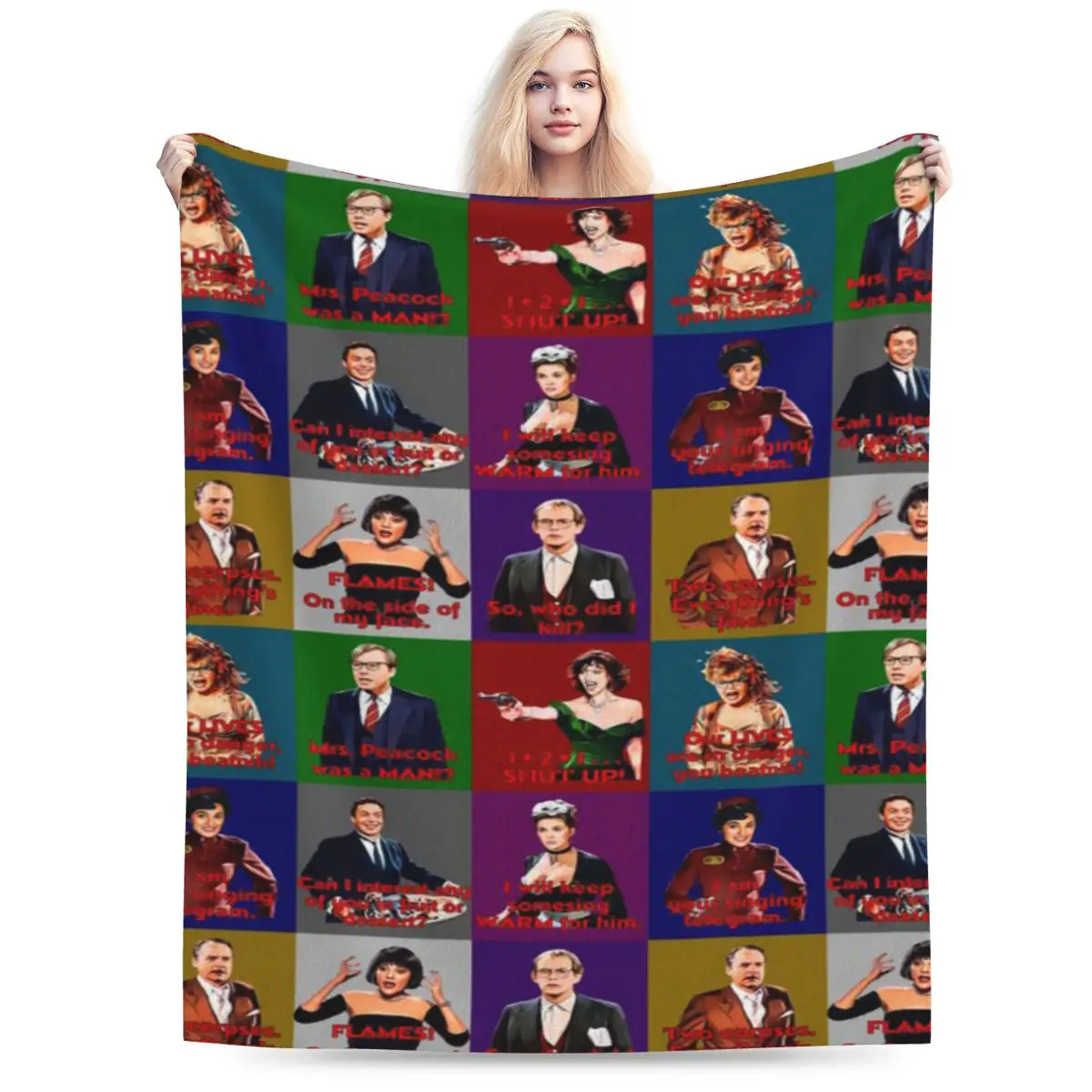 Il Mazzo Cluedo Una Coperta In Micro Pile Ultra-Morbida