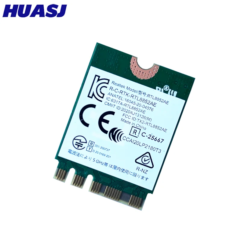 RTL8852AE RTL8852 Wifi 6 2.4G 5G 802.11AC/AX 무선 모듈 MU-MIMO 네트워크 카드 Bluetooth 5.2 for Win 10/11