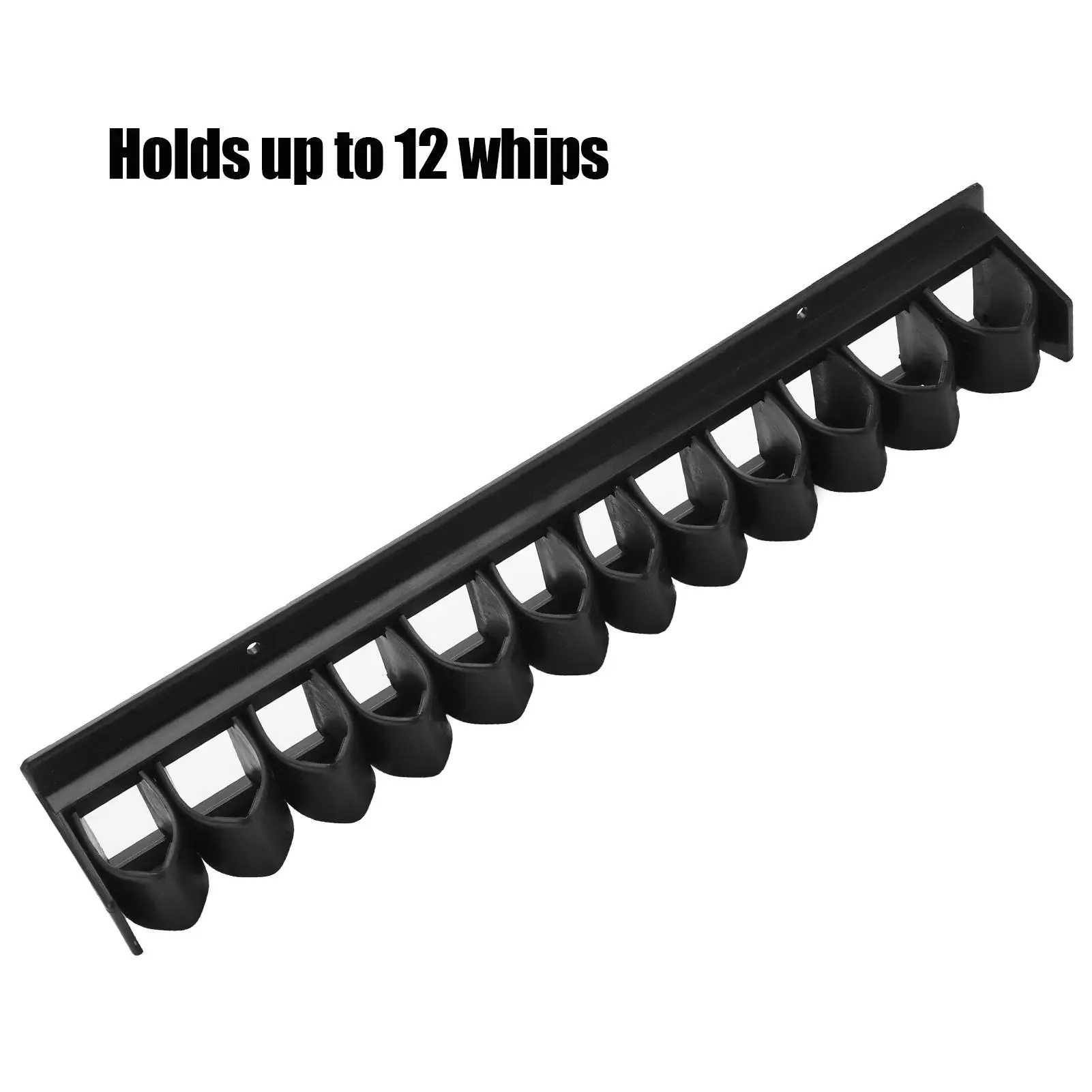 Wall Mounted Plastic Whip Rack-Horizontal Storage Hanger for Whips