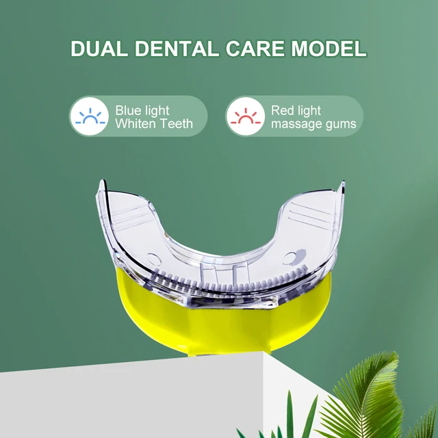 LED Teeth Whitening Light Home Rechargeable Whitening Blue Light UV Bleaching Laser Teeth Bleaching Whitening Light Dental Treat