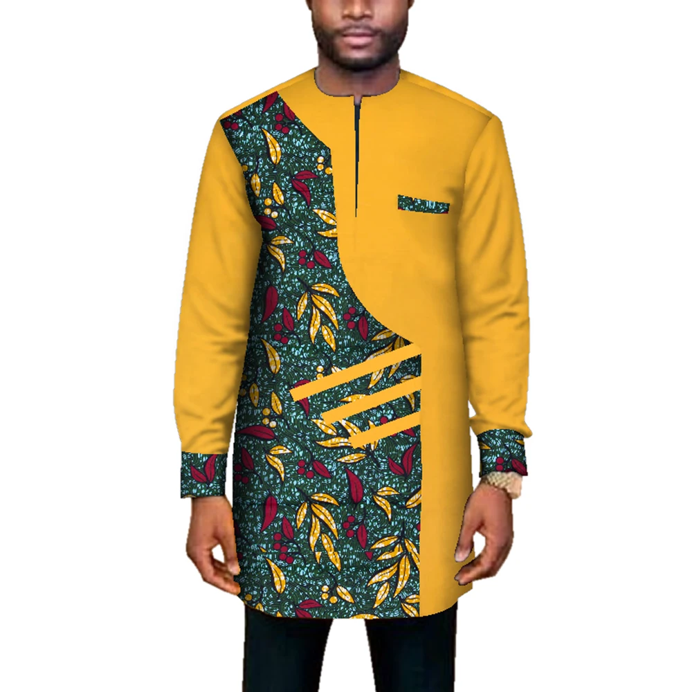 Afrikaans Set Heren 2 Stuks Outfits Pakken Lange Mouw Jas Afrikaans Set Heren 2 Stuks Outfits Pakken Lange Mouw Jas